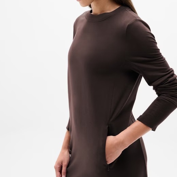 Athleta 'Coaster Luxe Sweatshirt Dress' in dark purple - Picture 5 of 11